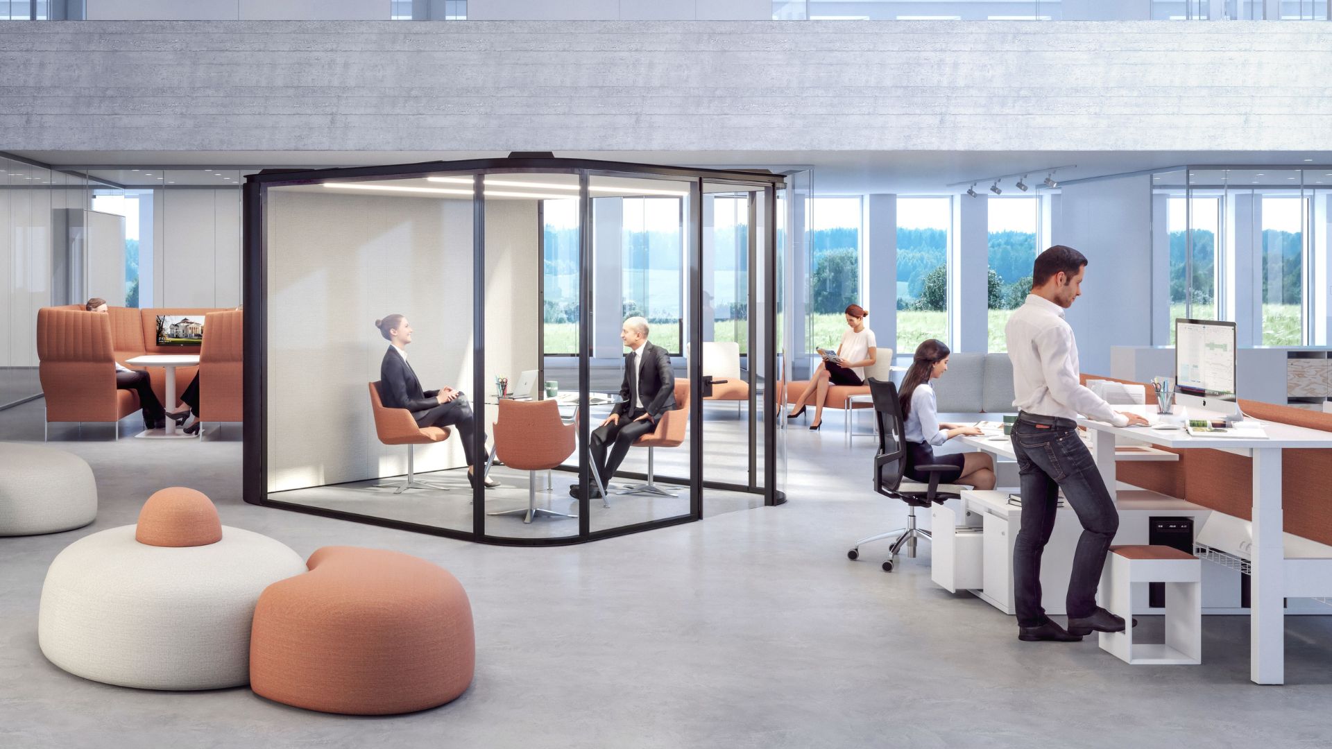 Xu hướng thiết kế văn phòng 2023 - văn phòng với nội thất thông minh