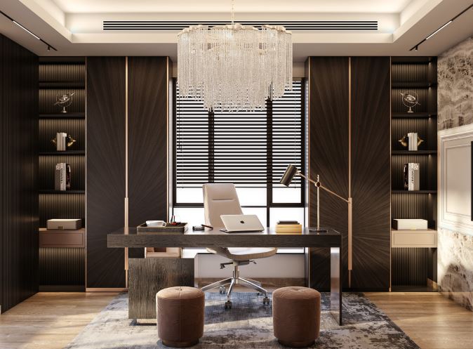 Thiết kế không gian phòng chủ tịch với phong cách Luxury - Omar studio