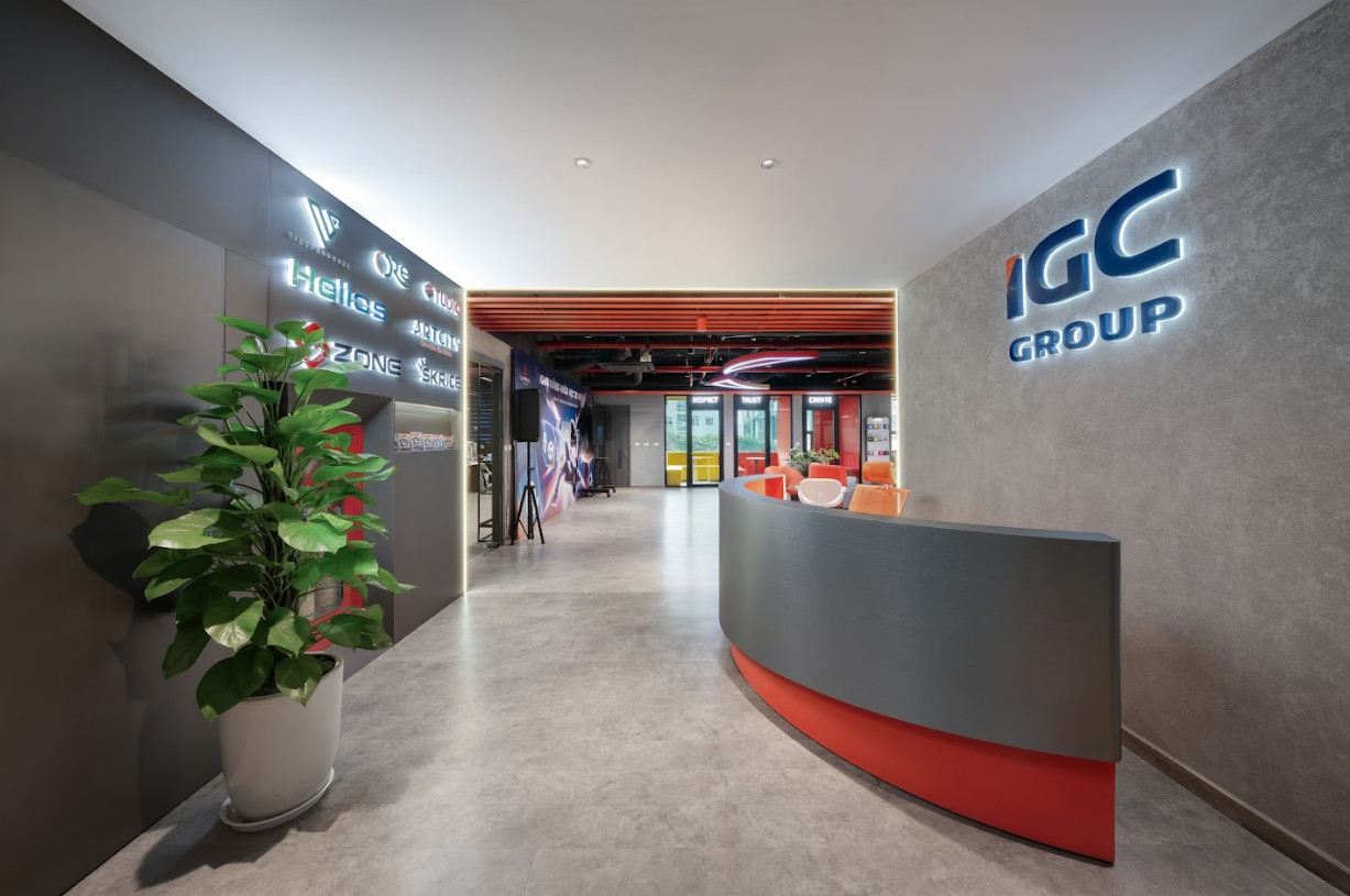 Văn phòng IGC - Do đơn vị ICADVietnam thiết kế