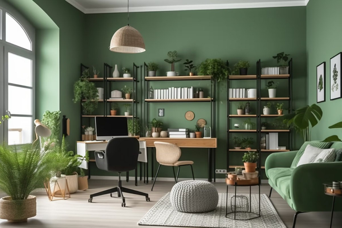 Thiết kế văn phòng làm việc tại nhà