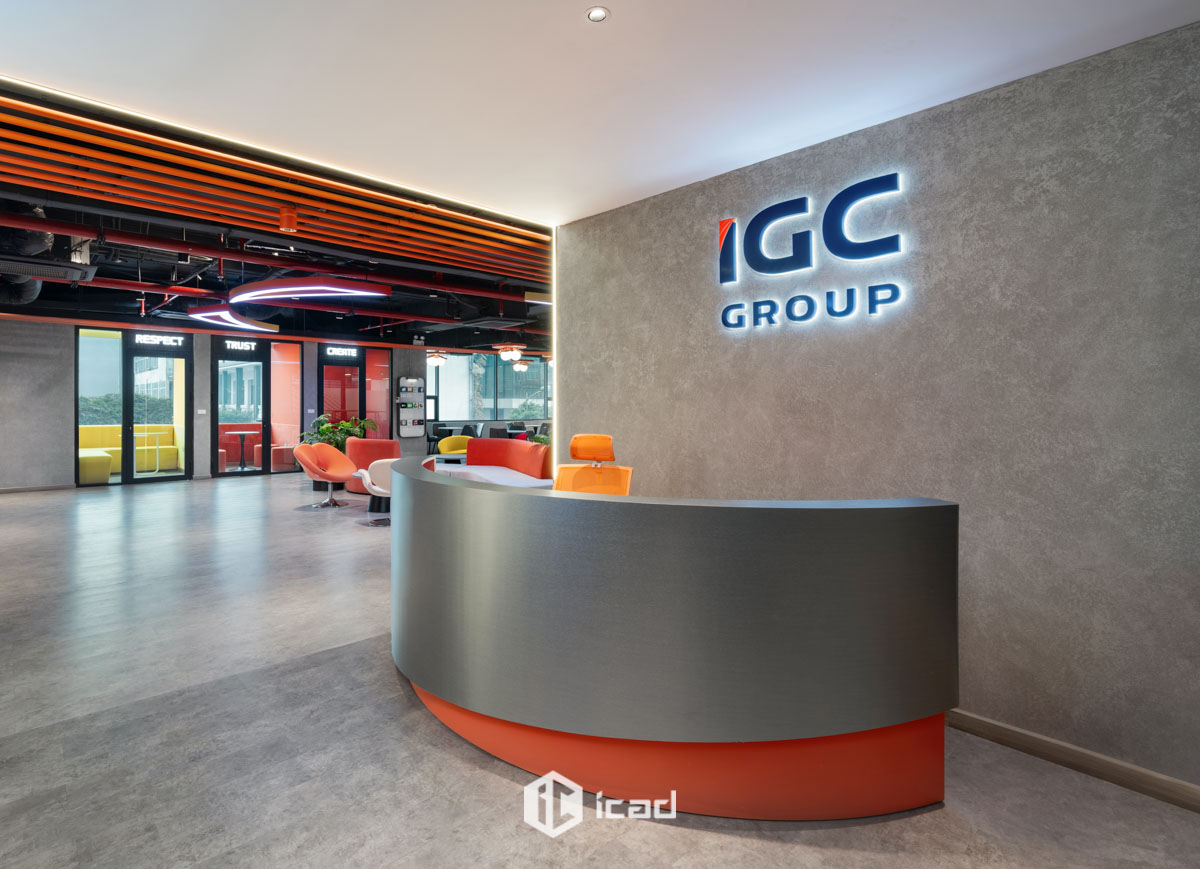 Văn phòng IGC - Thiết kế & thi công ICADVietnam