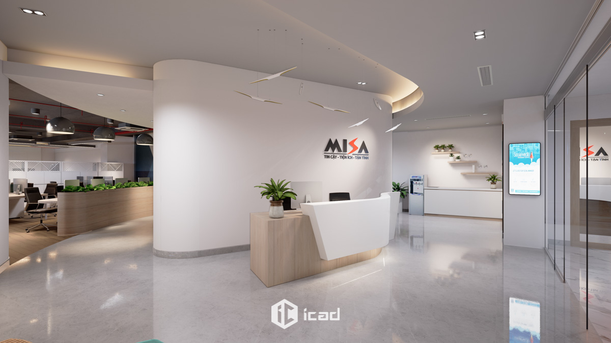 Văn phòng Misa - Thiết kế & thi công bởi ICADVietnamVăn phòng Misa - Thiết kế & thi công bởi ICADVietnam