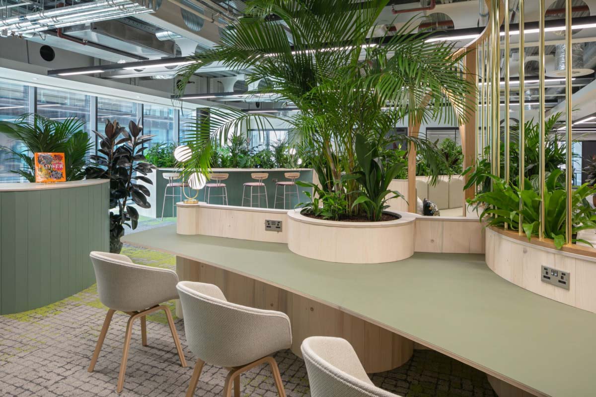 Thiết kế văn phòng Biophilic