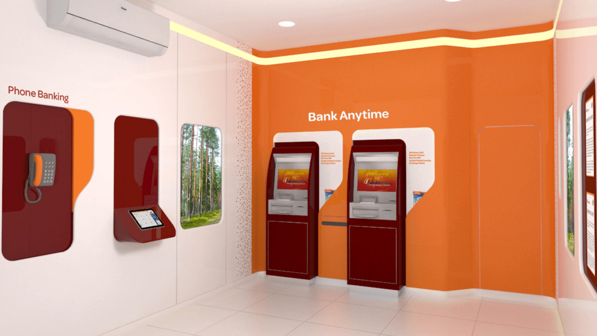 Khu vực ATM và máy tự phục vụ