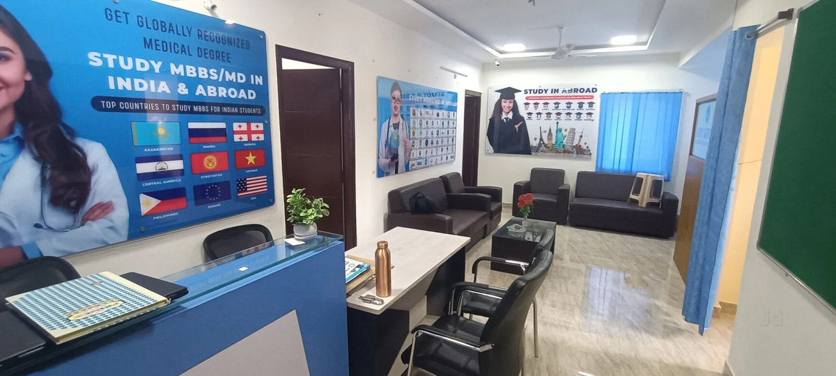 Thiết kế văn phòng tư vấn du học chuyên nghiệp, tối ưu không gian